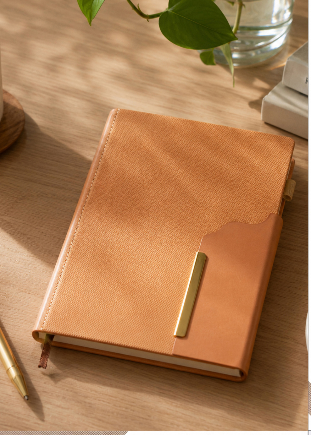 V-753 Executive Hardbound Leatherette Diary